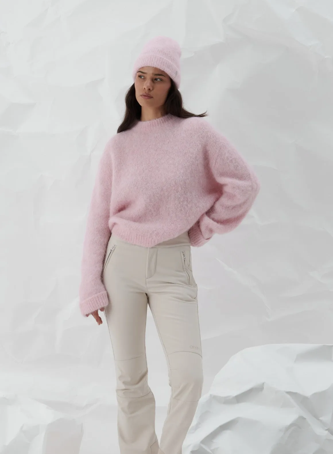 Winter Bloom Alpaca Knit Sweater Toy