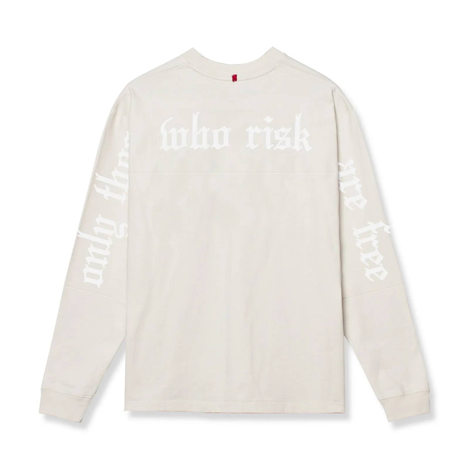 Soup Colorfastness 0851. Tech Essential? Relaxed Long Sleeve - Stone/White "OTWR"
