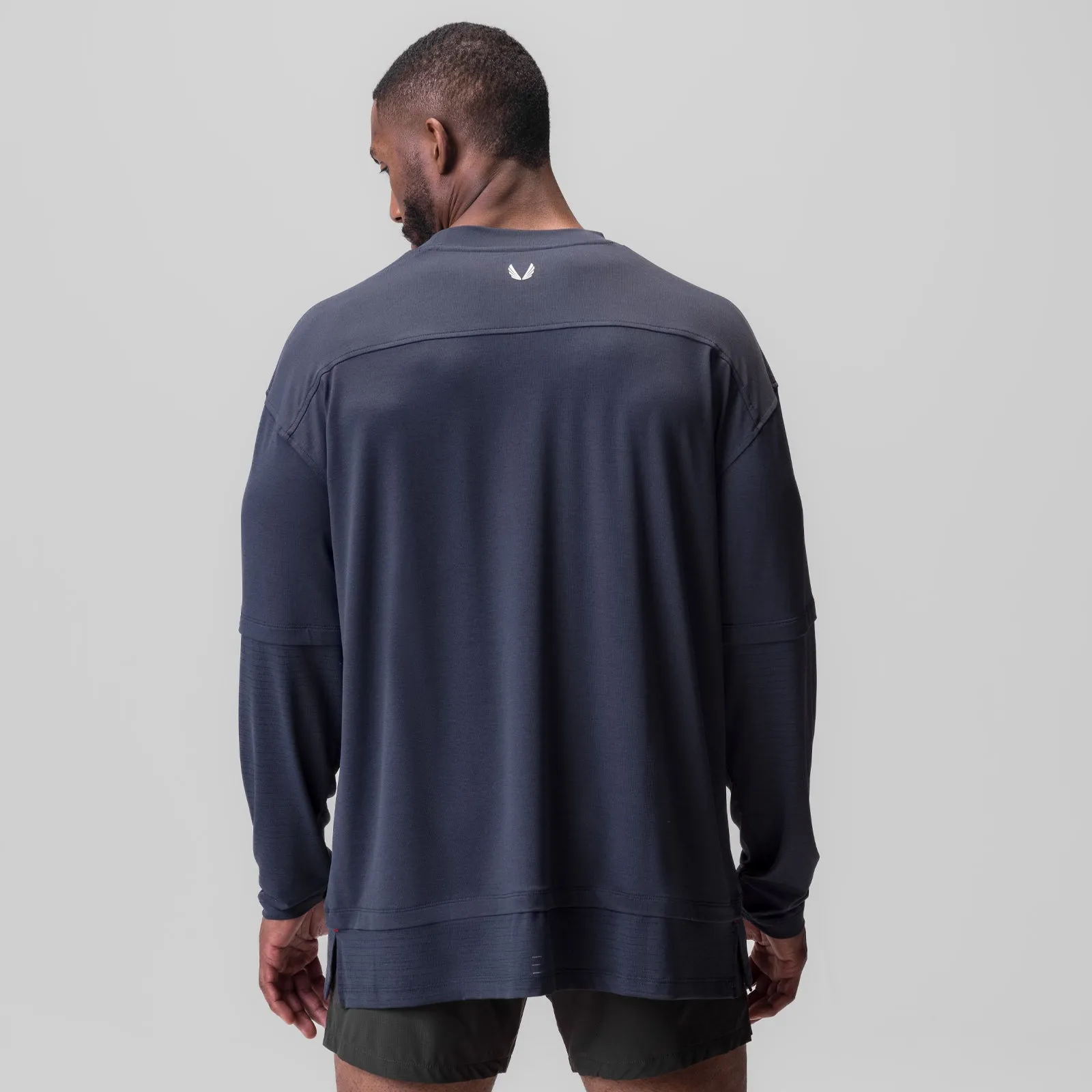 0842. 3D-Lite? 2.0 Layered Long Sleeve - Navy "OTWR" Dark Shade Anti Static Treatment