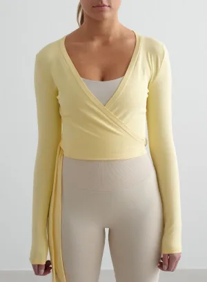 Mellow Shape Seamless Wrap Long Sleeve Compact Collar Stay Movie