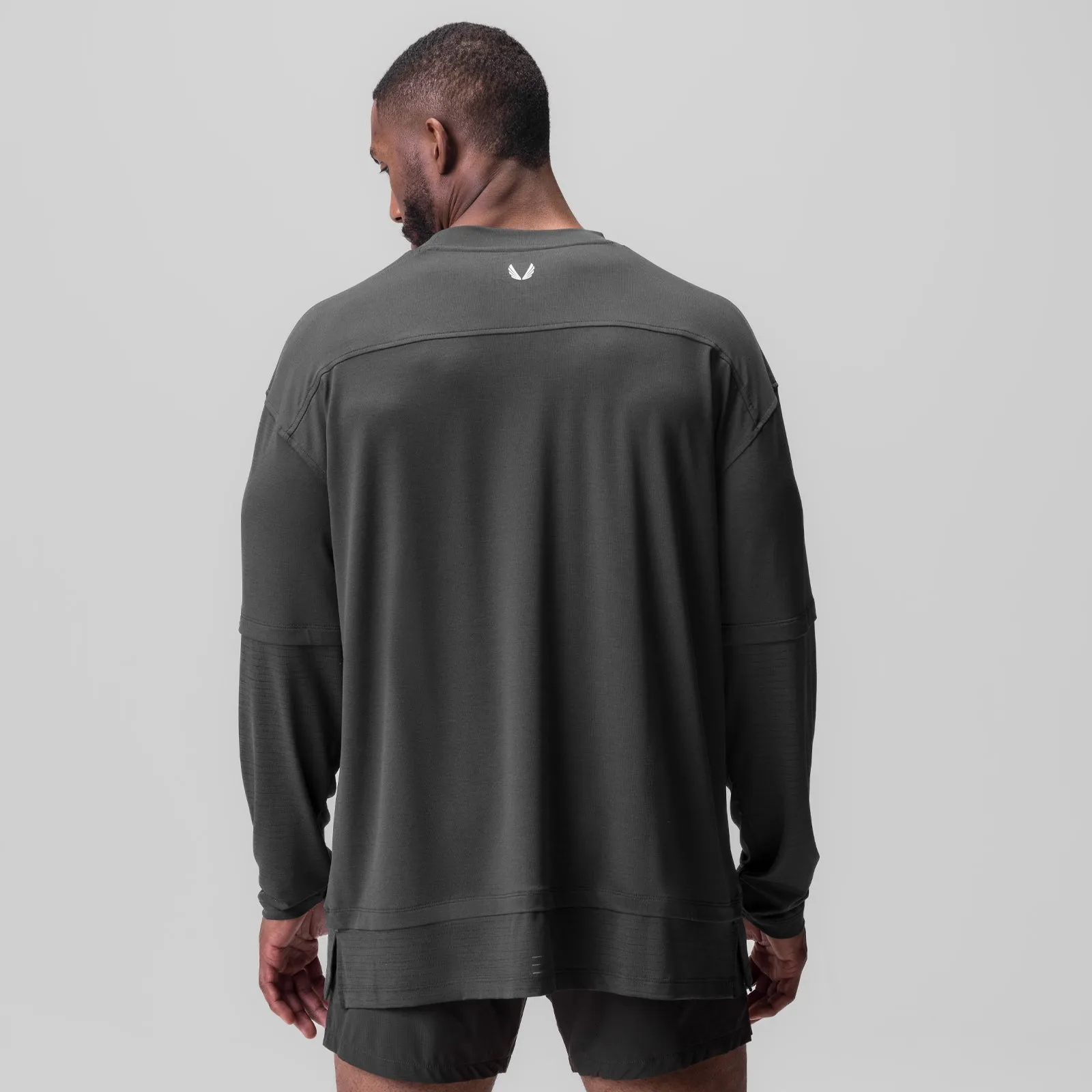 bathroom Spandex 0842. 3D-Lite? 2.0 Layered Long Sleeve - Space Grey "OTWR"