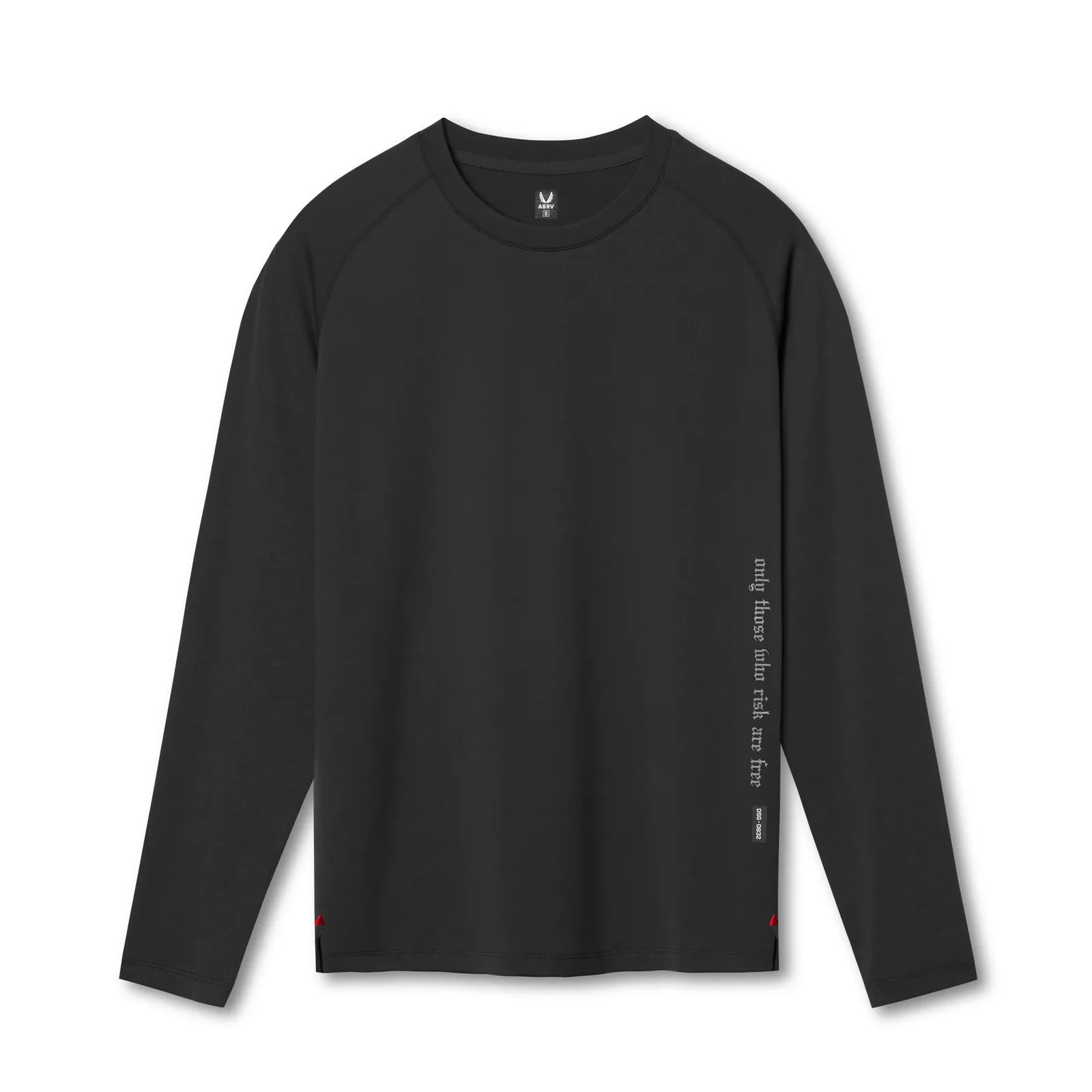 Hemmed 0832. 3D-Lite? 2.0 Fitted Long Sleeve - Black "OTWR"
