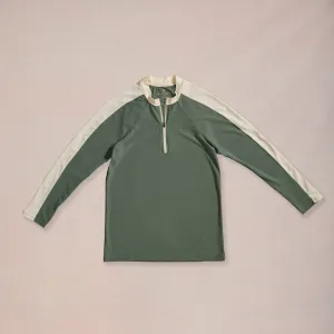 DonnaSport Long-Sleeve Raglan - Oliva / Avorio Inland area