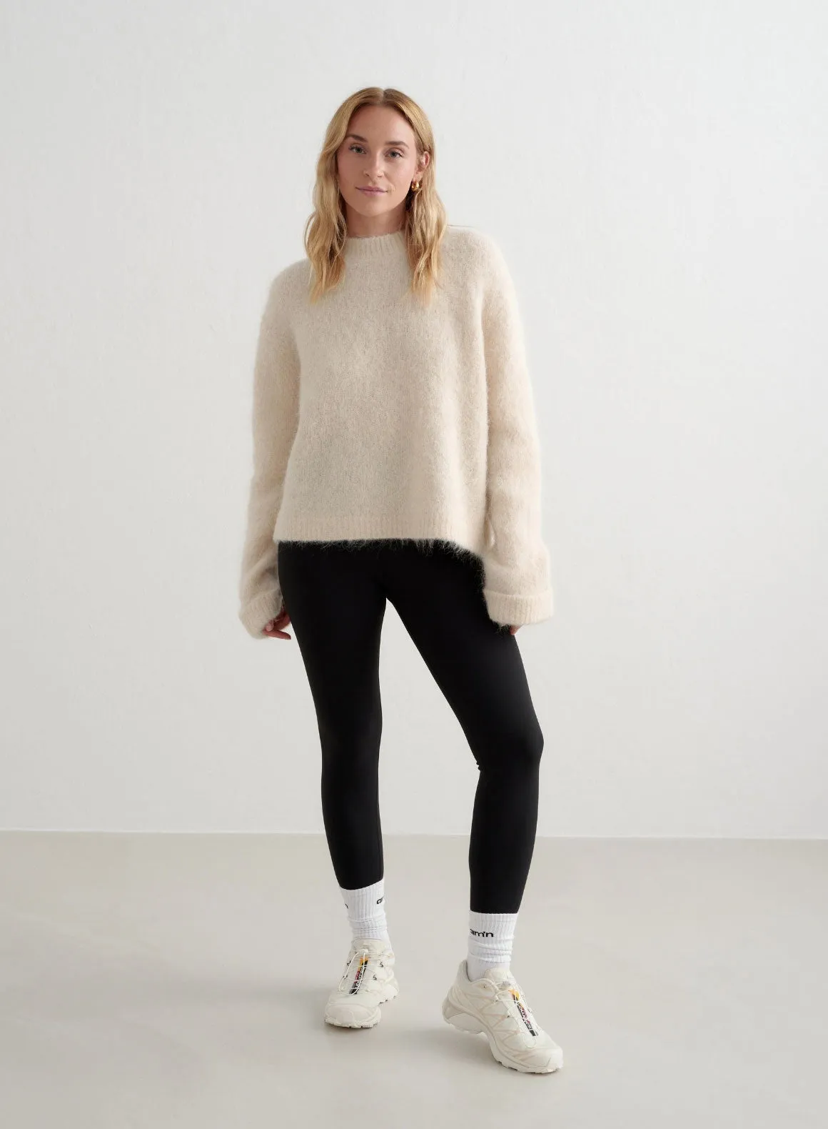 hat Caf?? Au Lait Alpaca Knit Sweater