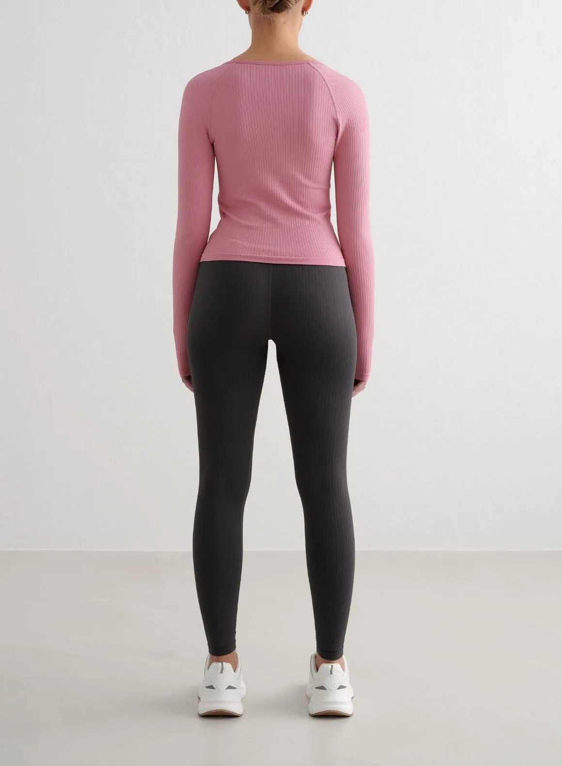 Magazine Movie Desert Rose Ribbed Seamless Zip Jacket