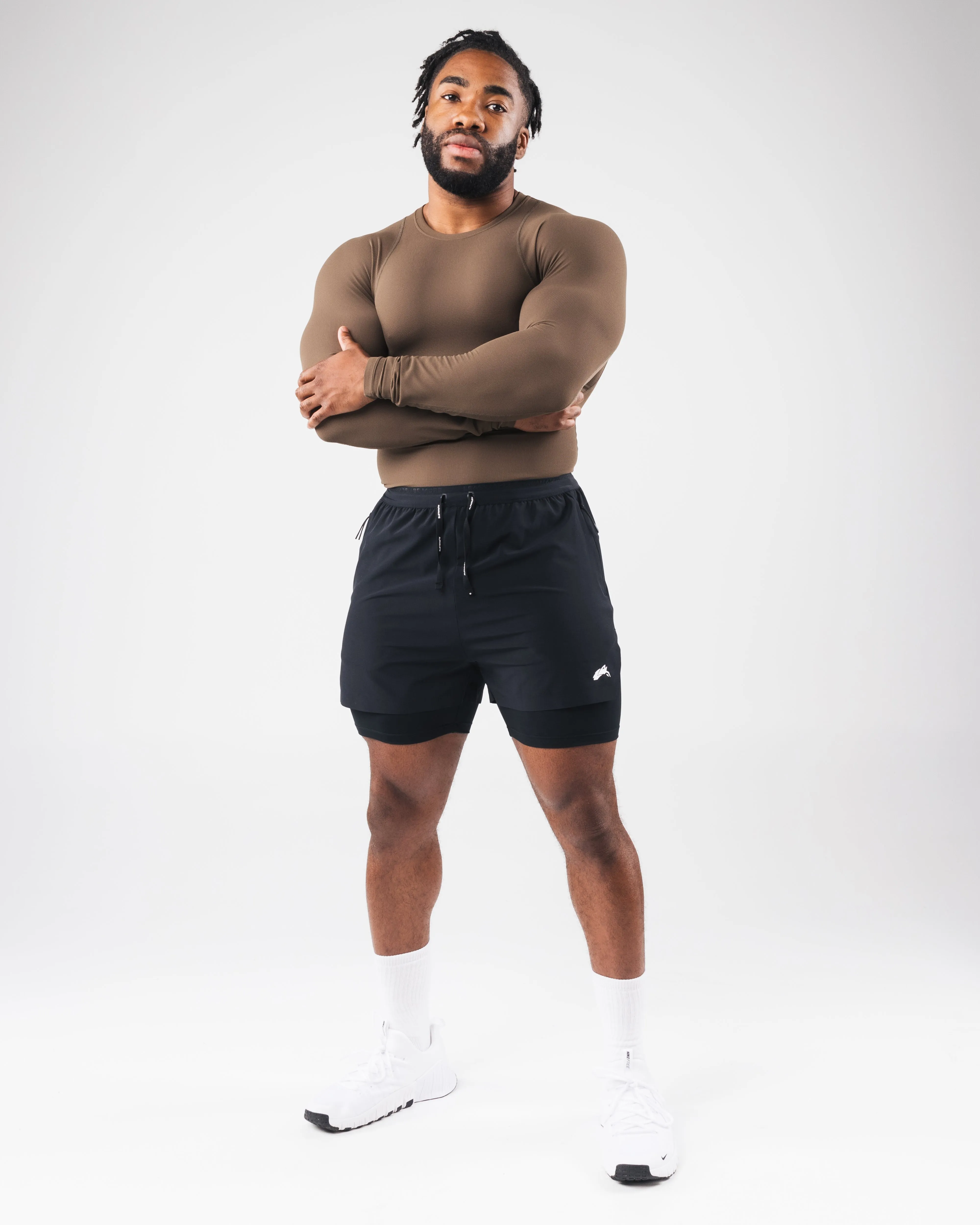 Power Long Sleeve - Carob Short cuff