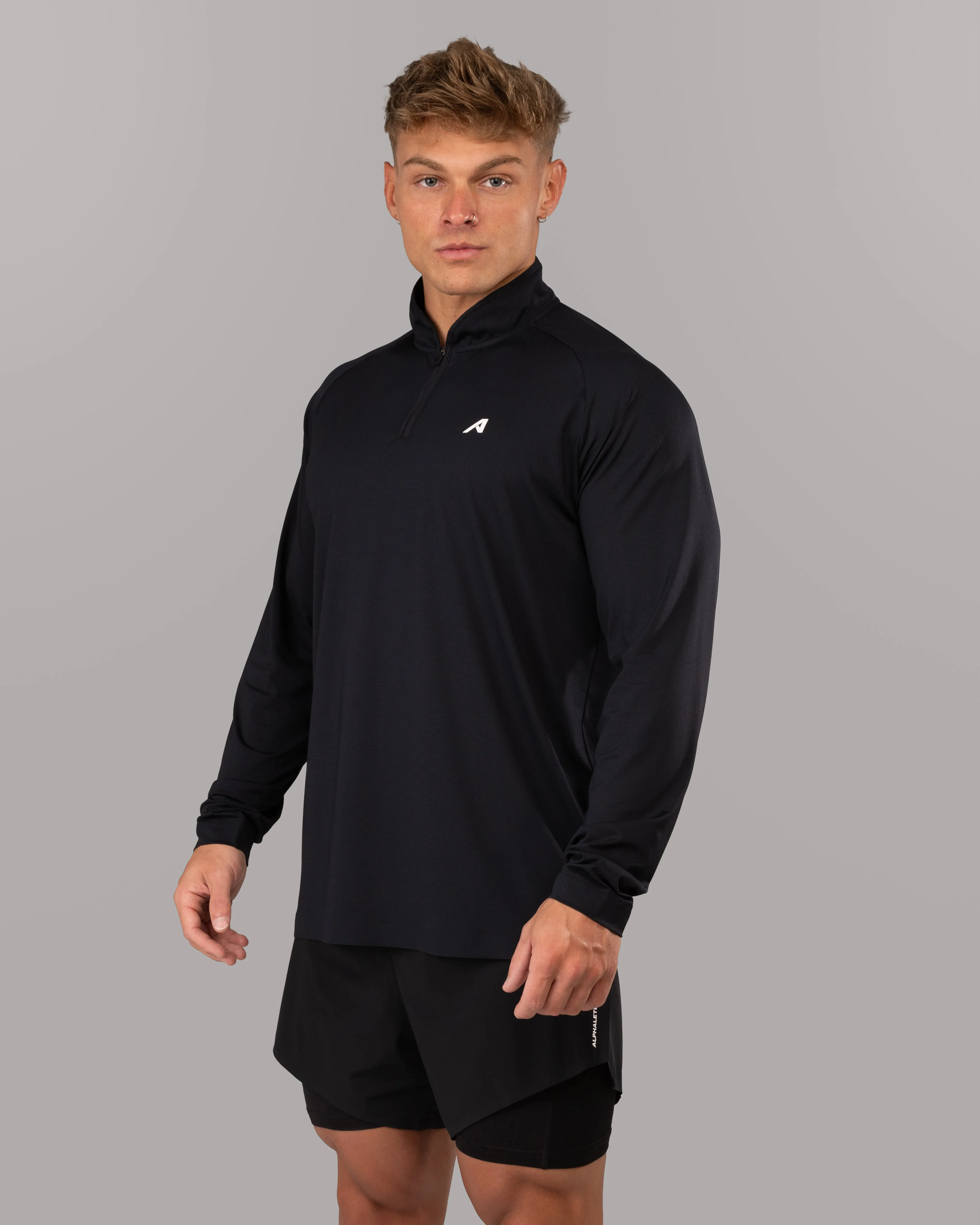 Salad Racer Quarter Zip - Black