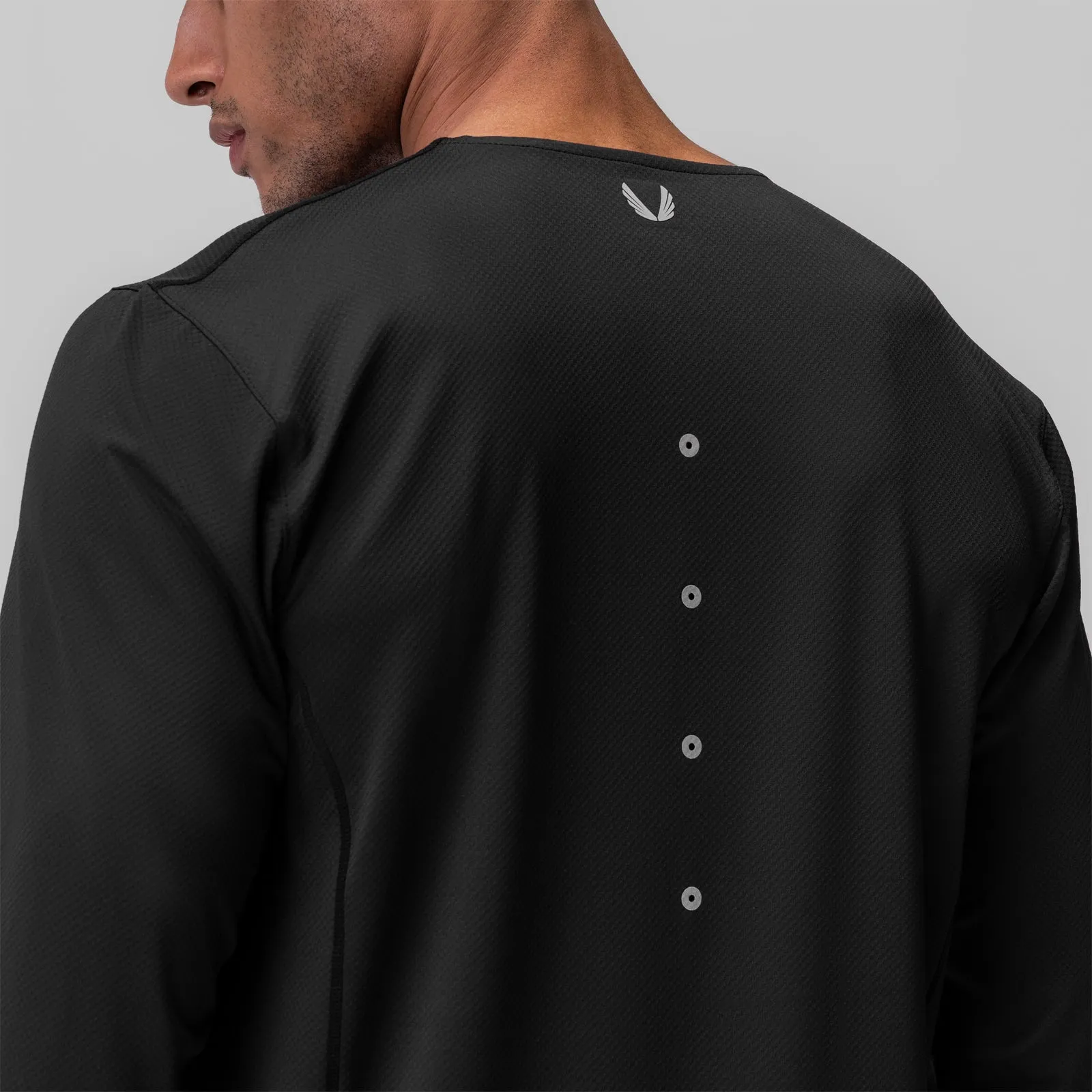 Group gift 0907. AeroSilver? Training Long Sleeve - Black "Space Bracket"