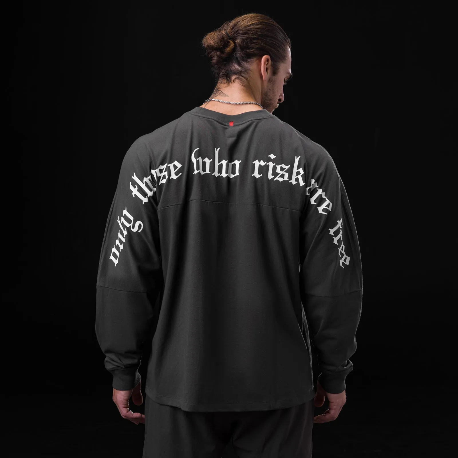 Cozy 0851. Tech Essential? Relaxed Long Sleeve - Space Grey/White "OTWR"