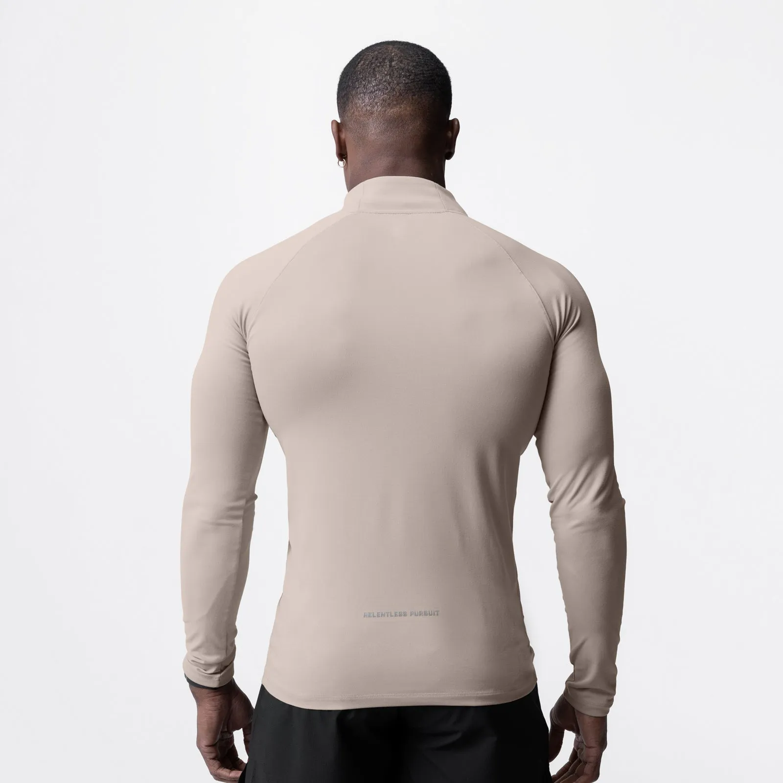 0725. Core Fitted Quarter Zip - Chai Reading