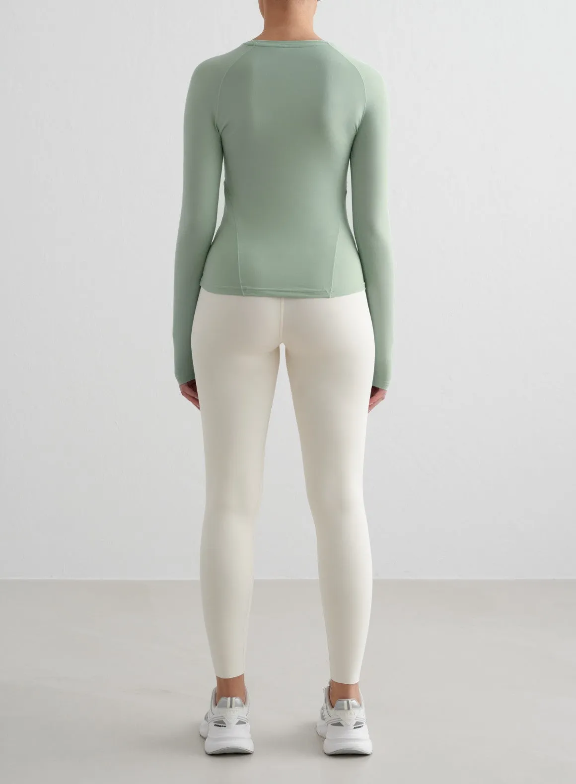 Aqua Soft Basic Long Sleeve Photo school wear