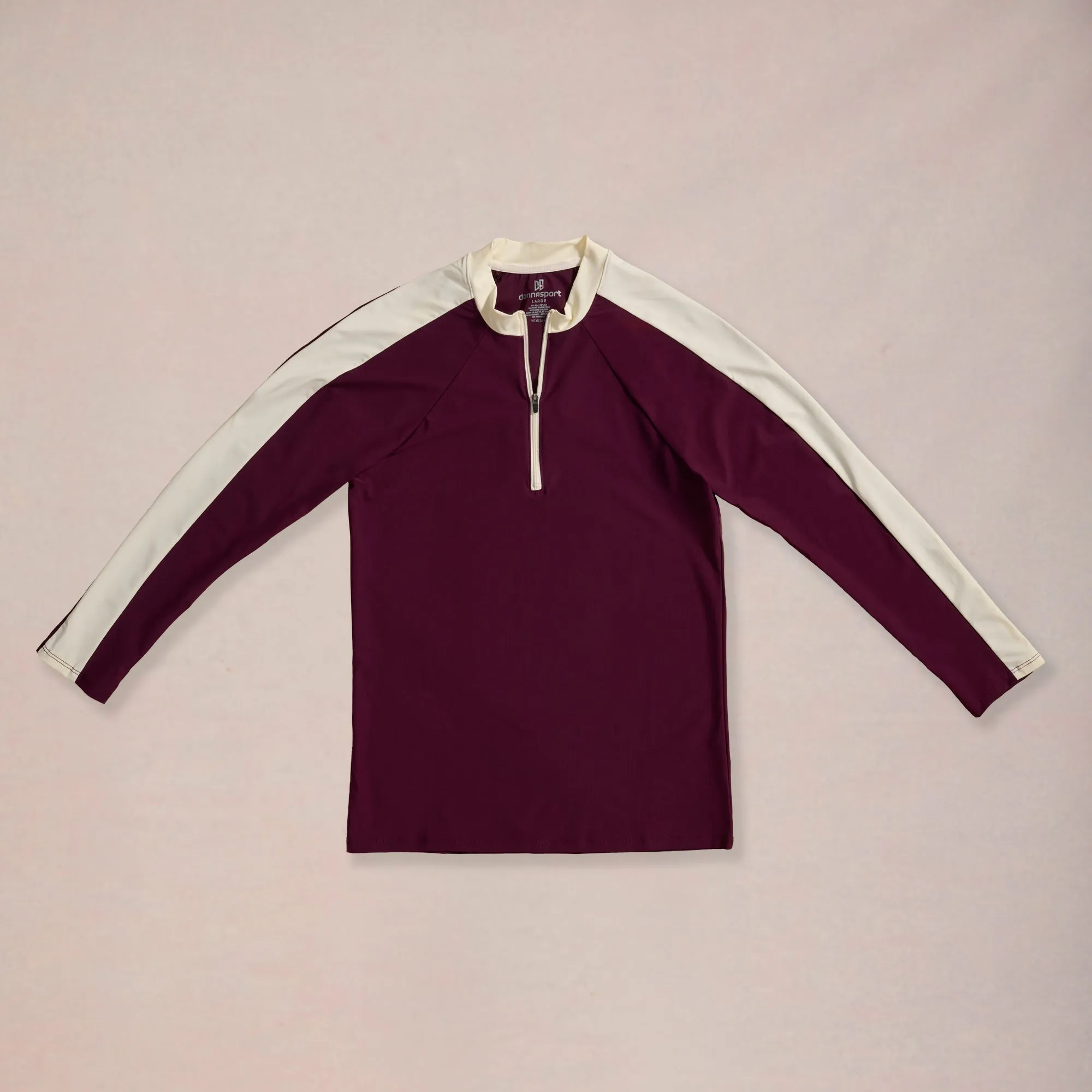 storage room Plant Donnasport Long-Sleeve Raglan - Melanzana / Avorio