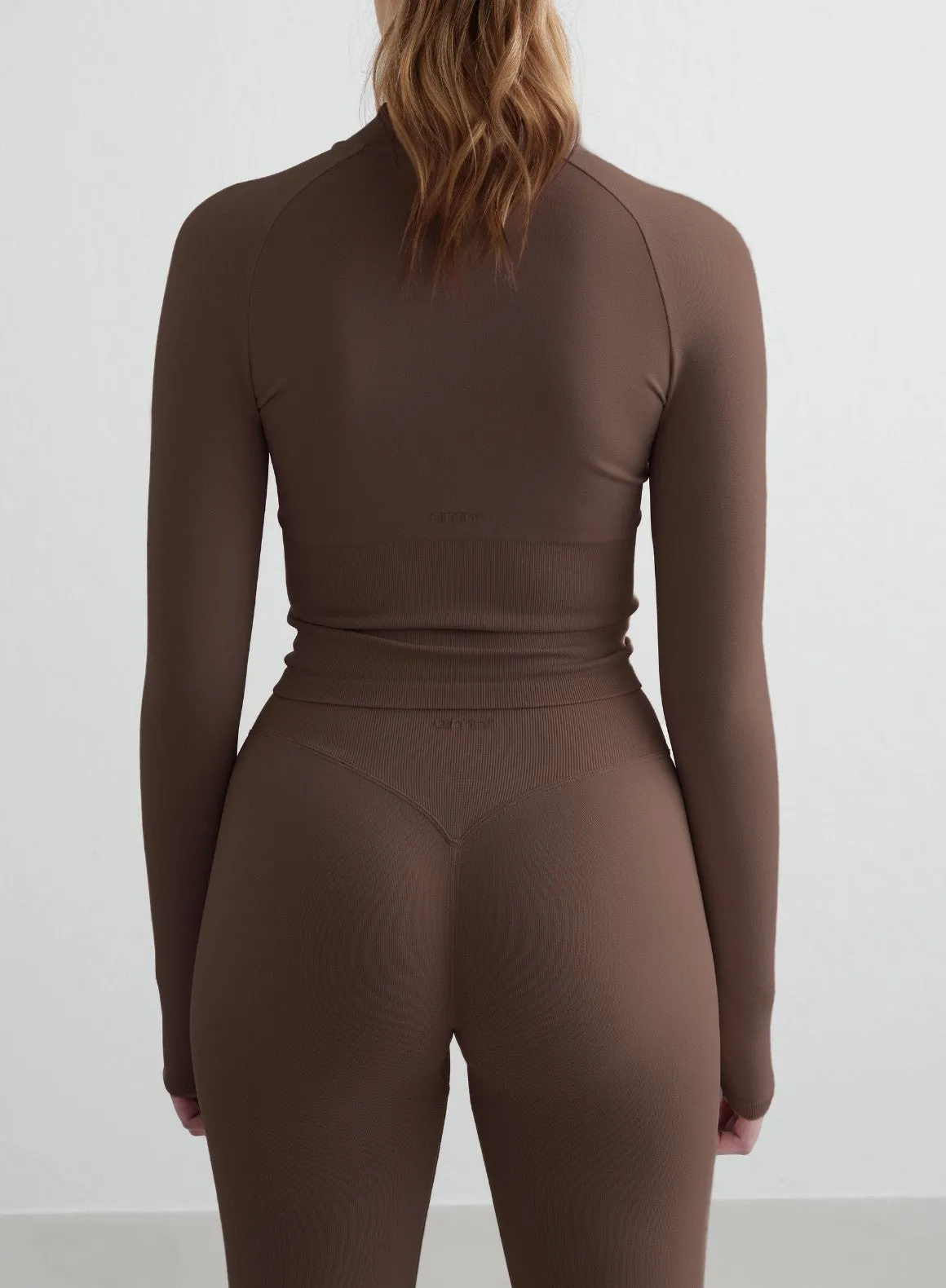 Mountain related Wardrobe Macchiato Shape Seamless Zip Jacket