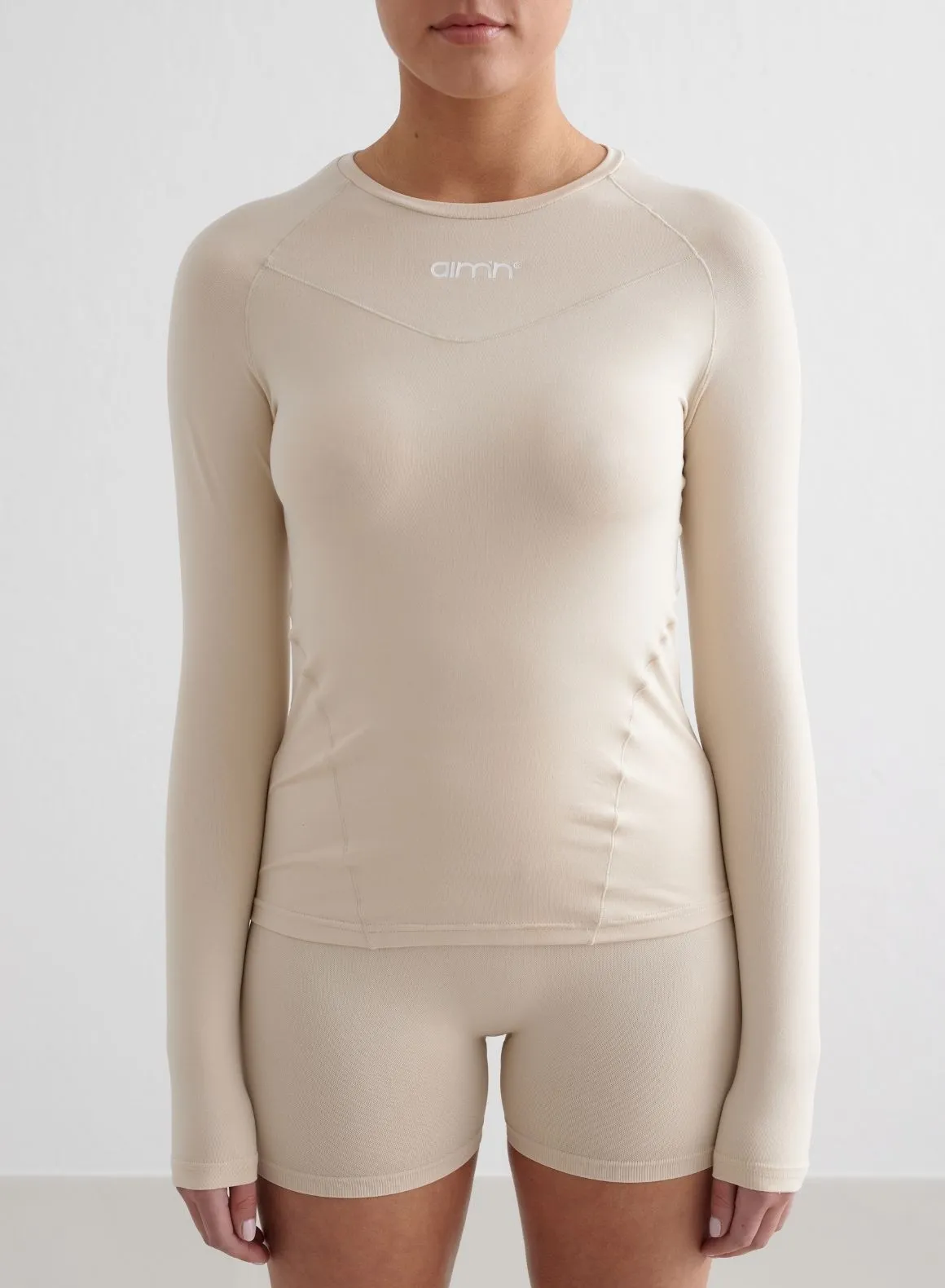 Caf?? Au Lait Soft Basic Long Sleeve Smart