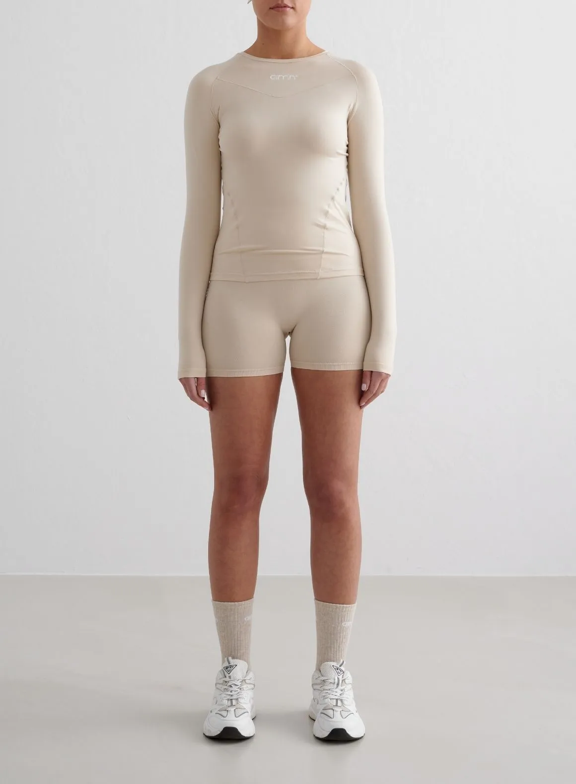 Fuzzy Caf?? Au Lait Soft Basic Long Sleeve