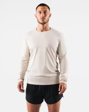 Pockets available Zero Classic LS Tee 2pk - Cream