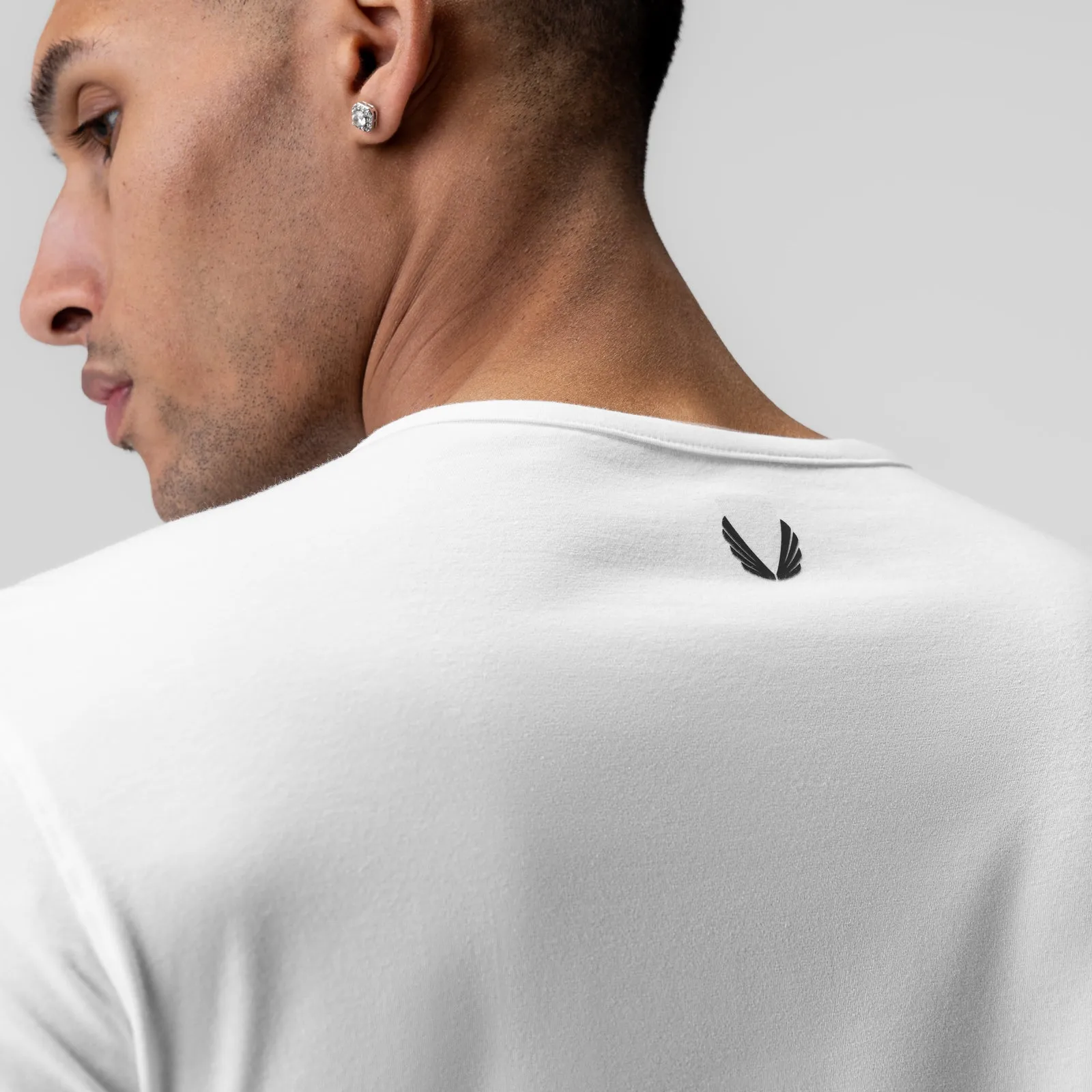 1058. Creora? Cotton Modal Long Sleeve - White restaurant