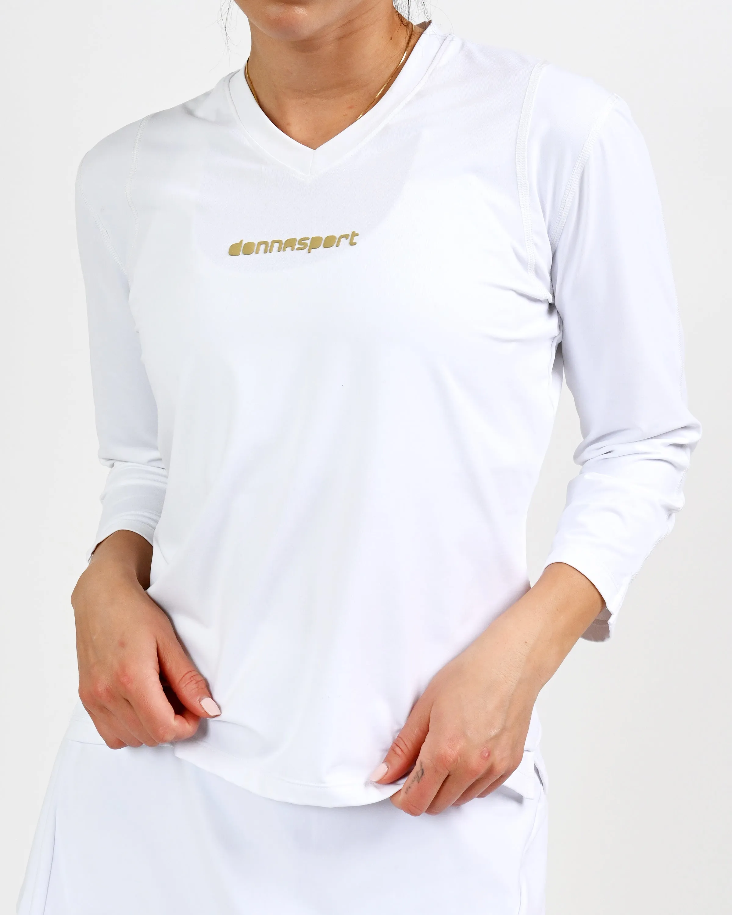 Dancing Sports related DonnaSport 3/4 Sleeve Techno Crew