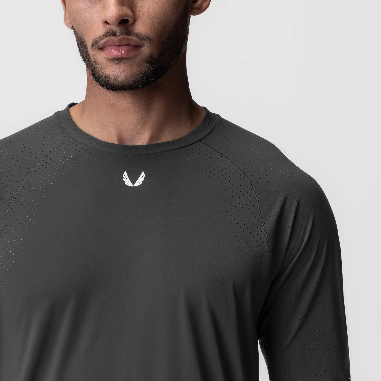 0947. Laser-Vent? Established Long Sleeve - Space Grey night Playroom