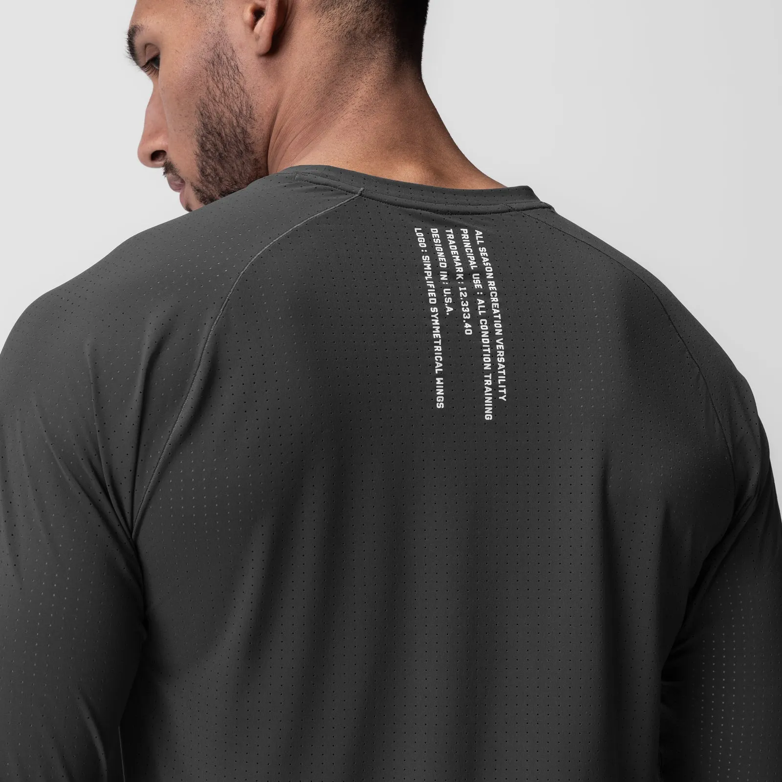 Beautify City 0947. Laser-Vent? Established Long Sleeve - Space Grey