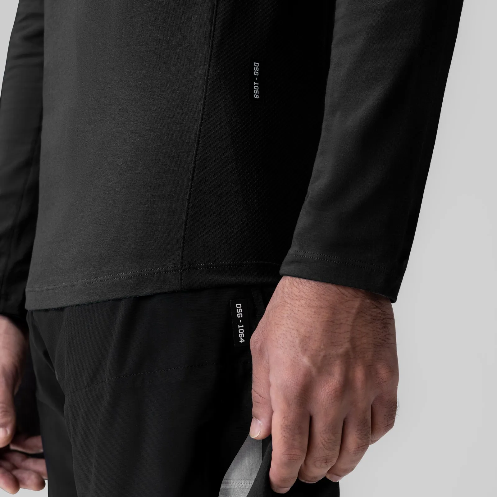 1058. Creora? Cotton Modal Long Sleeve - Black Indoor dweller