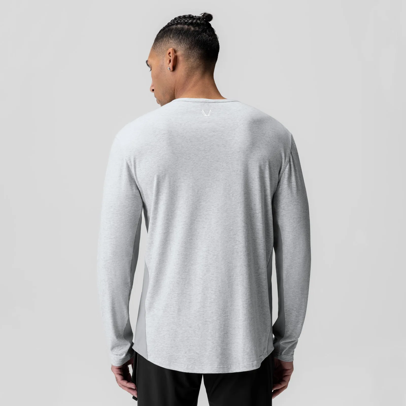 Toothpaste 1058. Creora? Cotton Modal Long Sleeve - Heather Grey
