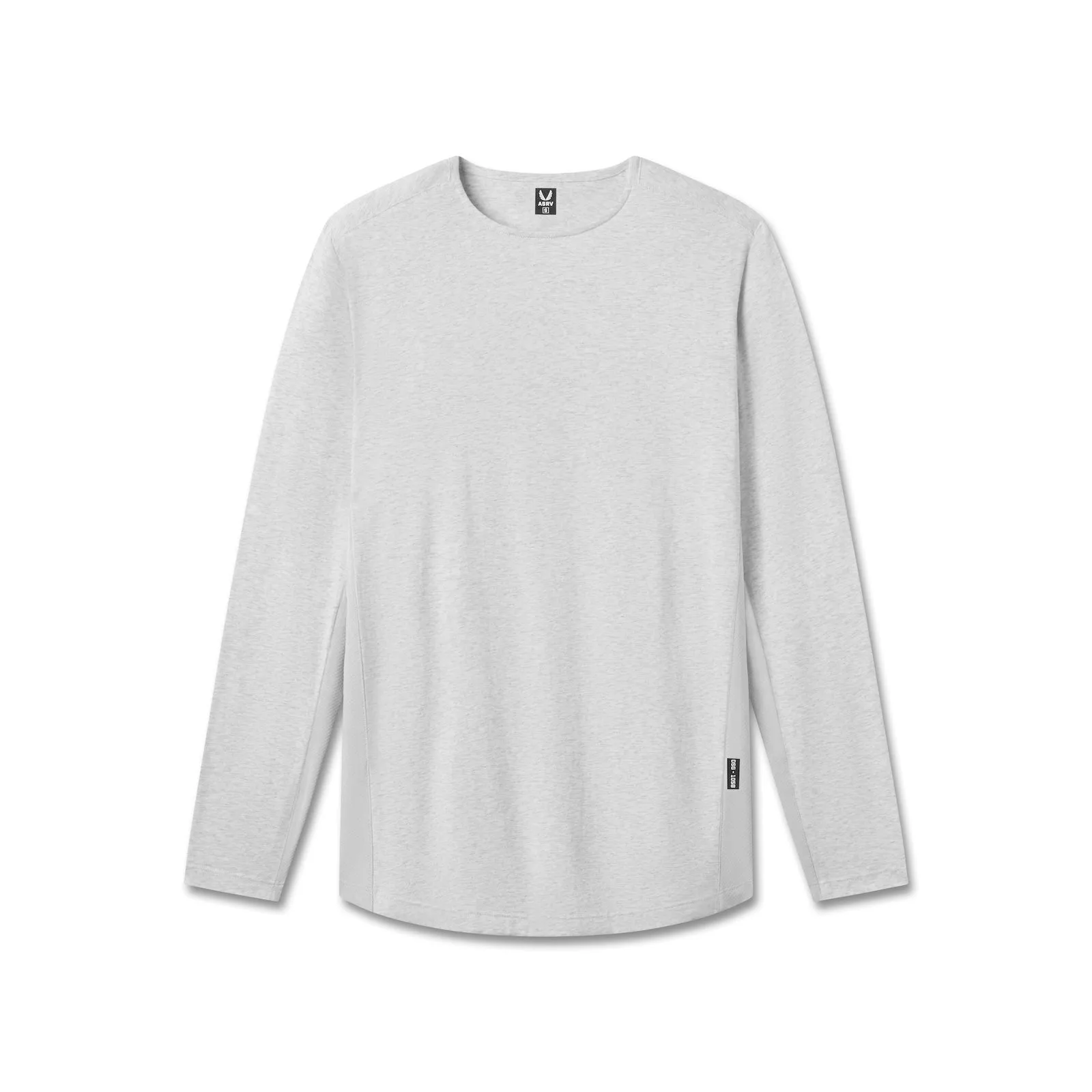 1058. Creora? Cotton Modal Long Sleeve - Heather Grey Casual Style Celebrity