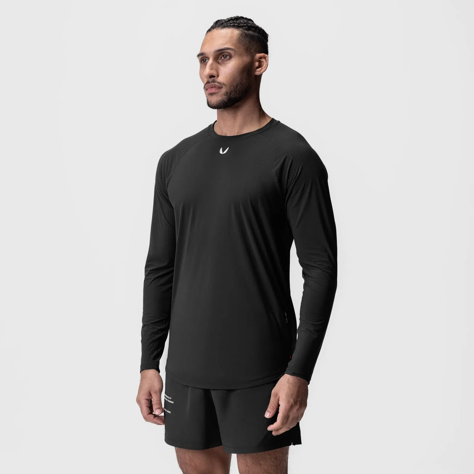 0947. Laser-Vent? Established Long Sleeve - Black Sophisticated