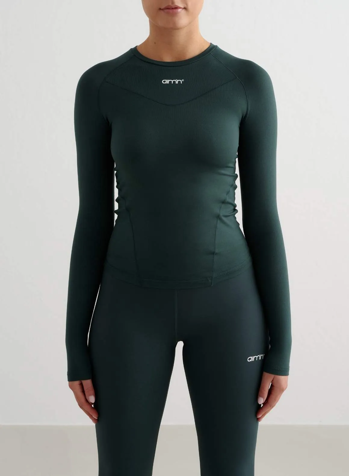 Low Maintenance Fabric Deep Emerald Soft Basic Long Sleeve