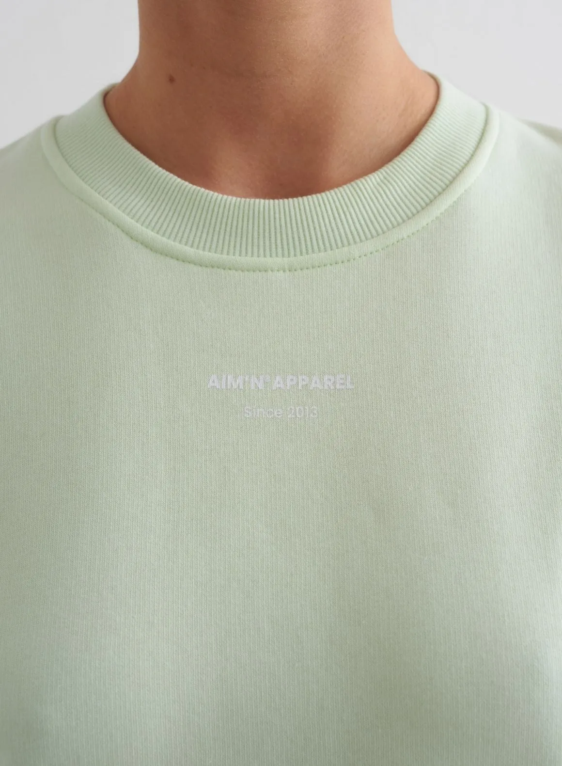 Spearmint Apparel Sweatshirt Oversized style Belted