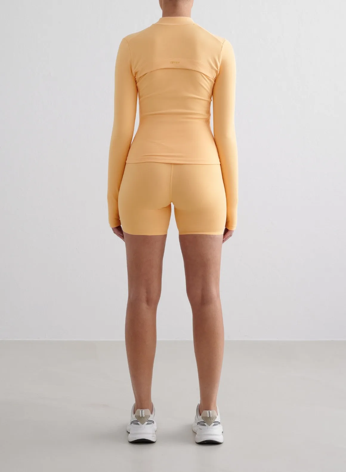 Lightweight Yarn Composition Double Needle Stitching Sorbet Sense Zip Jacket