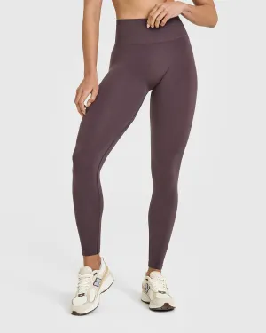 Squat Proof Dance Practice Move Control Hero Way Effortless Seamless Leggings | Umber Brown