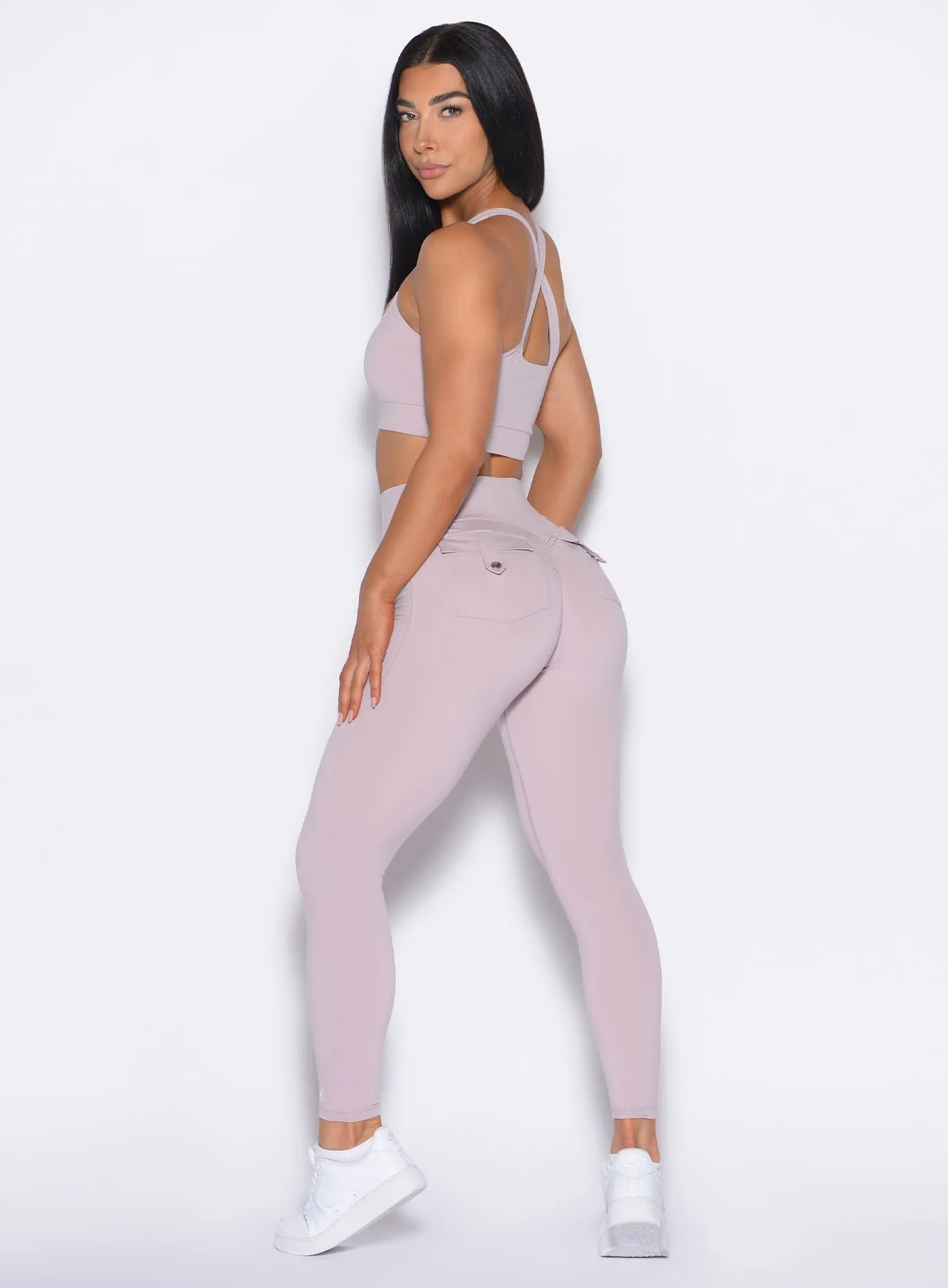Eco Shopper Compression Support Sleek Fabric Pocket Pop Leggings 2.0