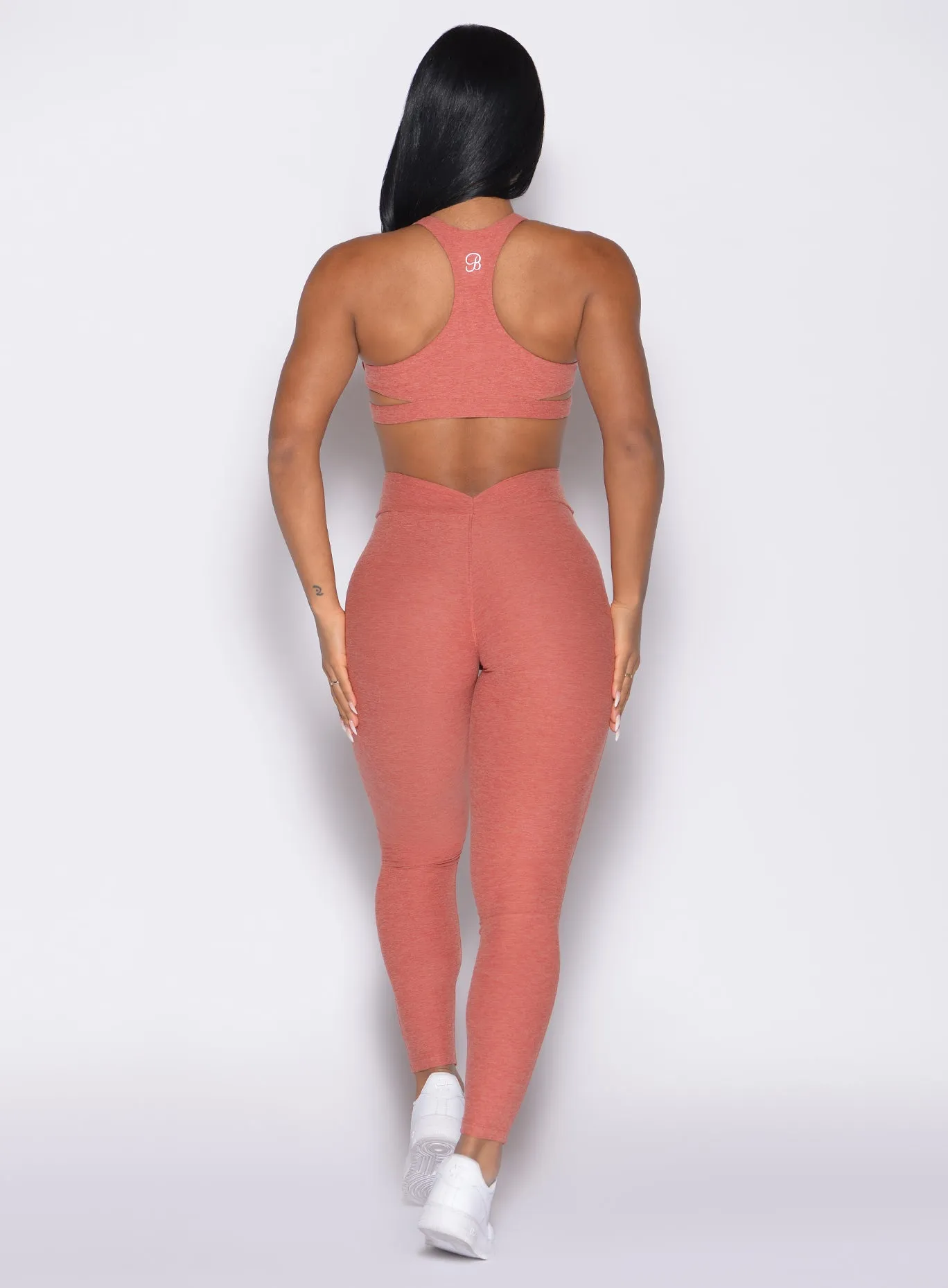 Edgy style Cool Tone V Butt Lift Leggings