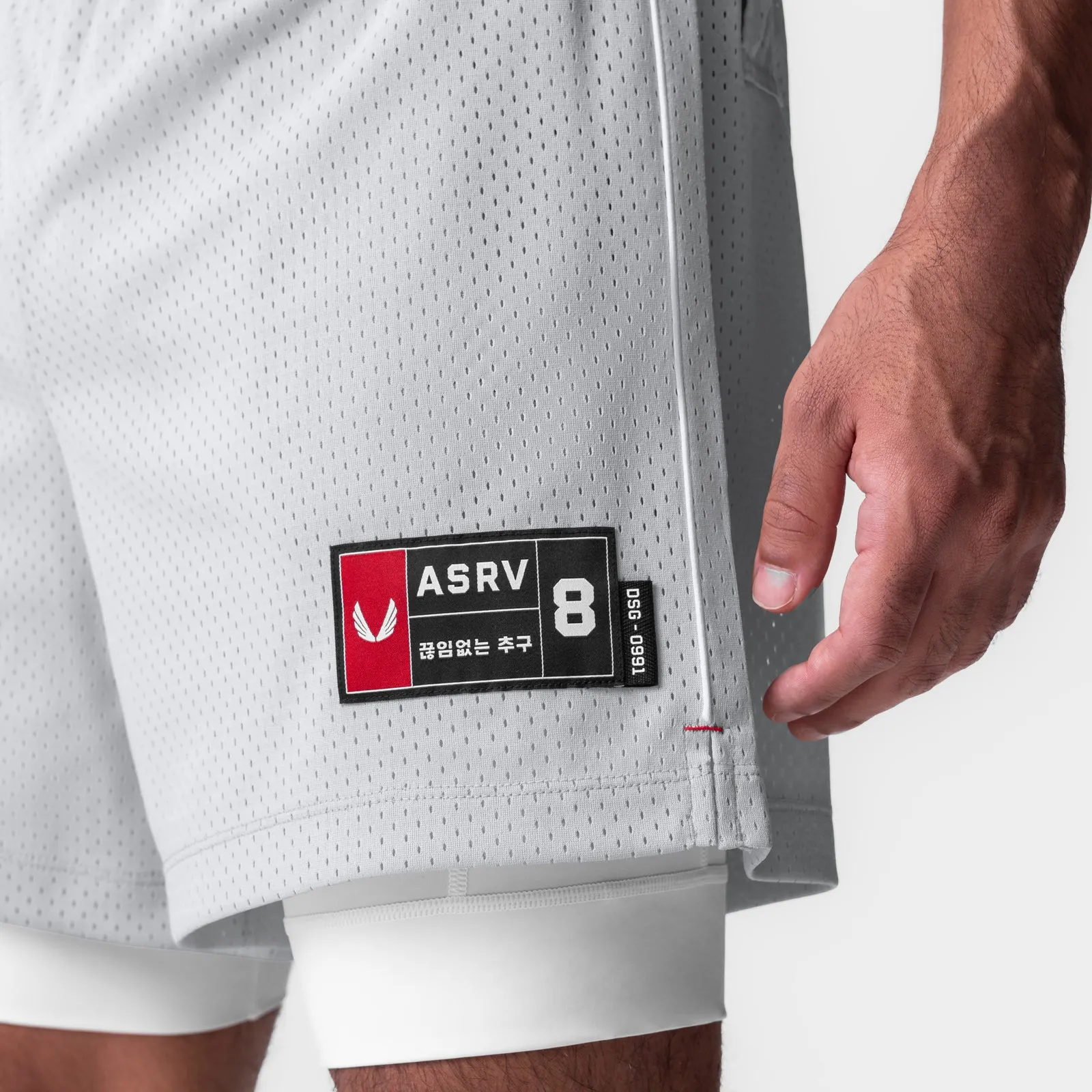 0991. Ion-Mesh 5" Liner Short - Slate Grey Everyday Feel