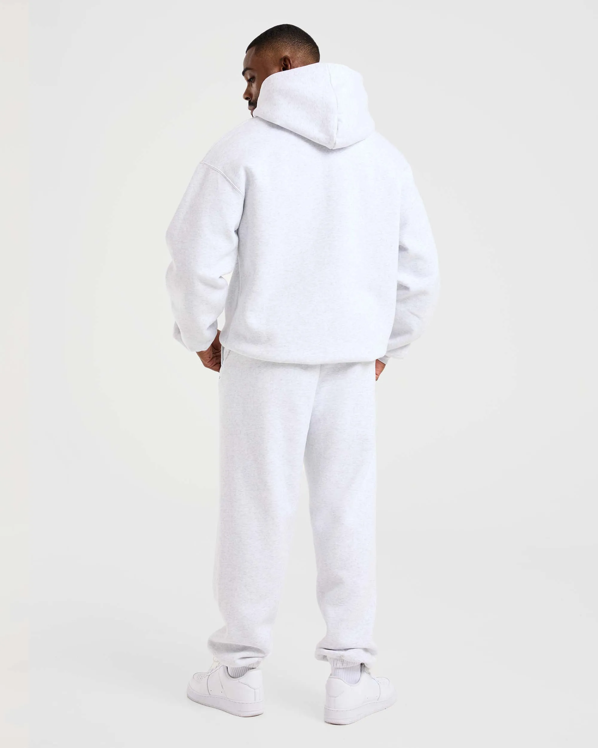 Athletics Oversized Hoodie - Grey Marl Easy Care Sheep like