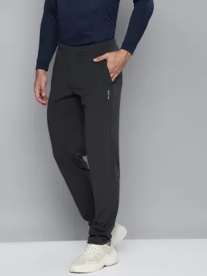 Flexible Gusset Versatile use Alcis Men Solid Grey Track Pant
