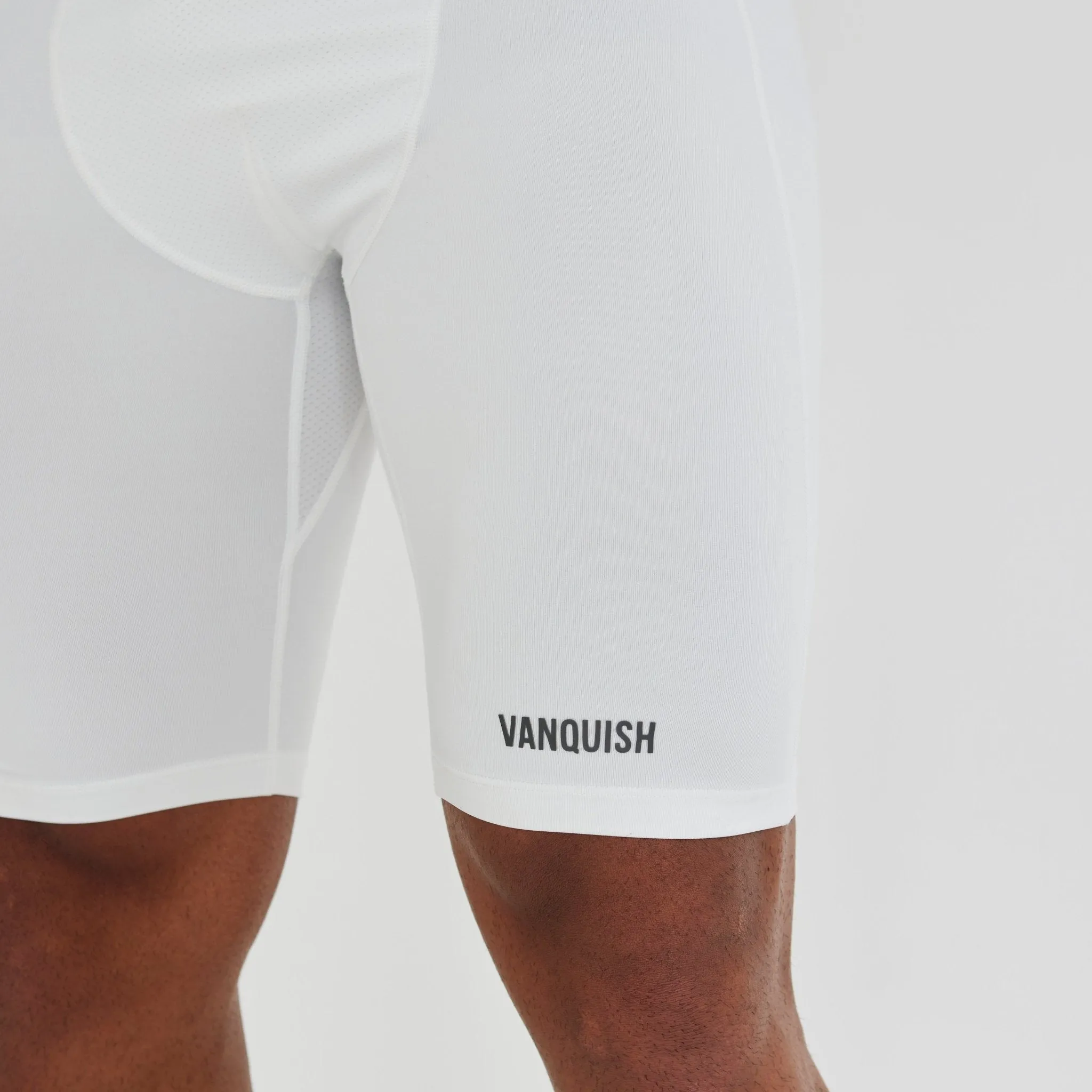 Vanquish Utility White Base Layer Shorts Anti Pill Surface