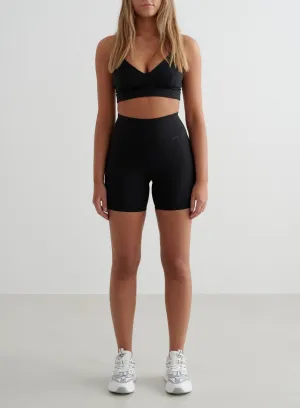 Sneakers entertainment industry Black Sense Midi Biker Shorts