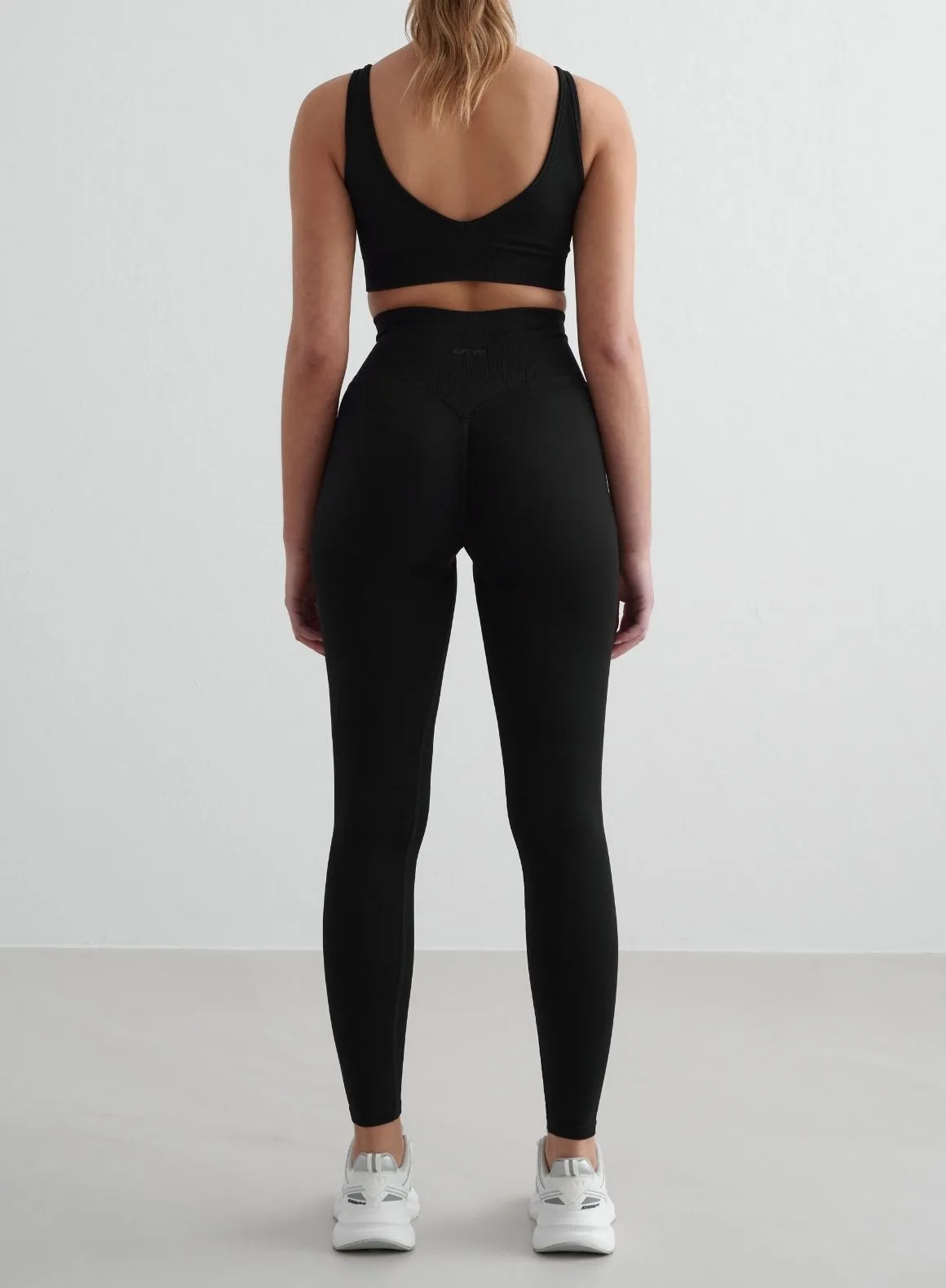 Black Shape Seamless Tights Holiday Outfit Double Layer