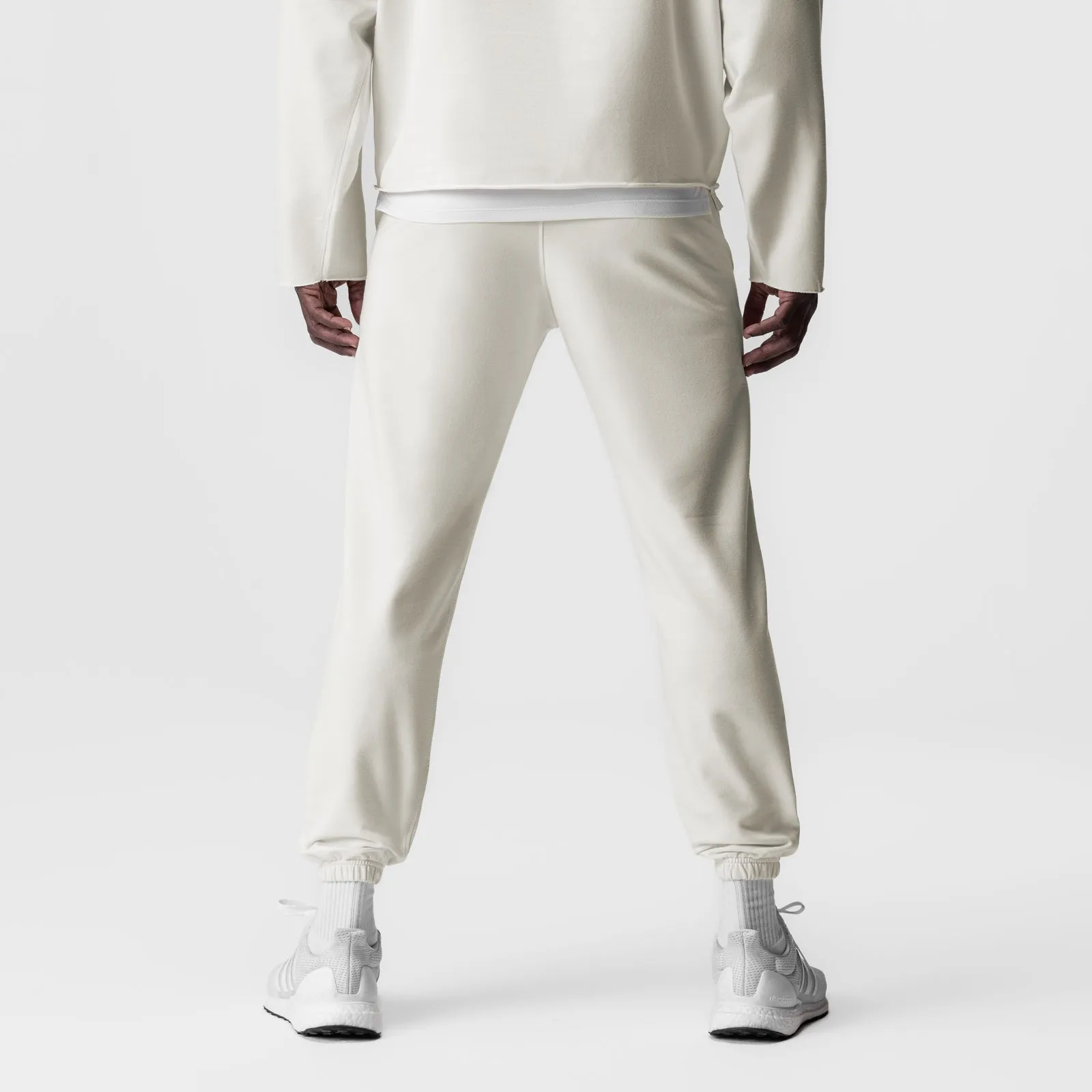 0956. Micro-Terry Jogger - Cream High Durability Thread Functional Ease