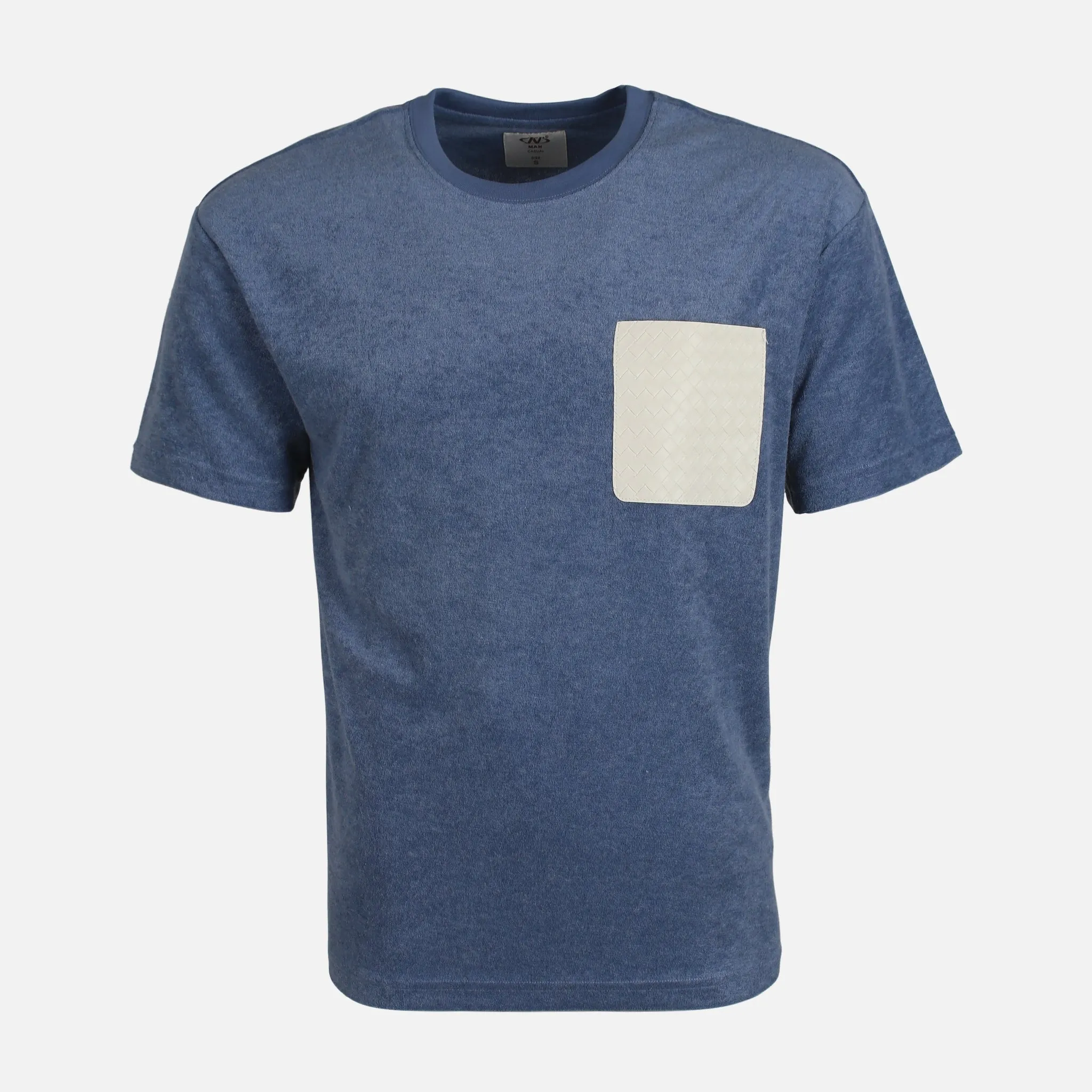 Tight Net Ventilated Back Panel MEN T-SHIRT ROUND NECK REGULAR FIT