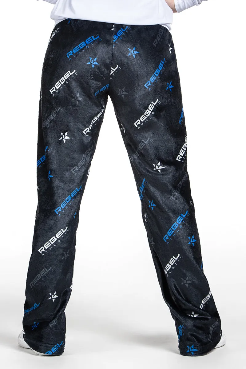 Plush Lounge Pant in Royal Blue Rebel Level Sport Friendly SmoothZipper