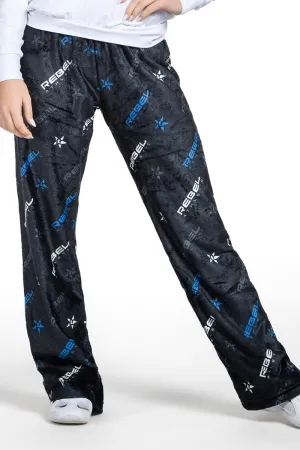 Compression Support Lining Fresh Fit Plush Lounge Pant in Royal Blue Rebel Level
