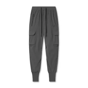 SecureCargoPockets 0825. Tetra-Lite? Cargo High Rib Jogger - Space Grey