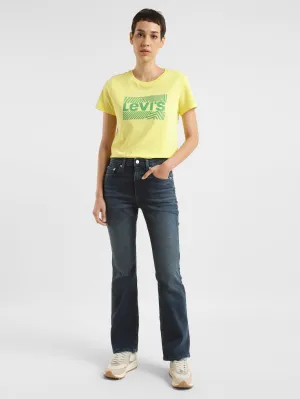 Urban Style Fit Layer Women's 725 Blue Flared Fit High Rise Jeans