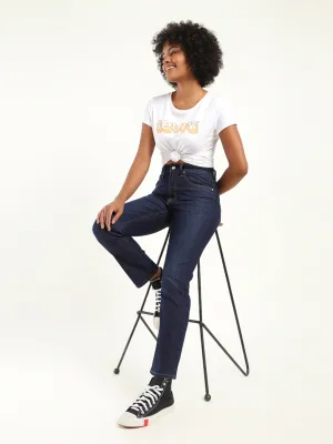 Women's 710 Blue Skinny Fit High Rise Jeans Weekend Vibe