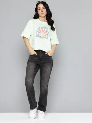 Women's 725 Black Flared Fit High Rise Jeans Autumn Days Parent Style Base Look