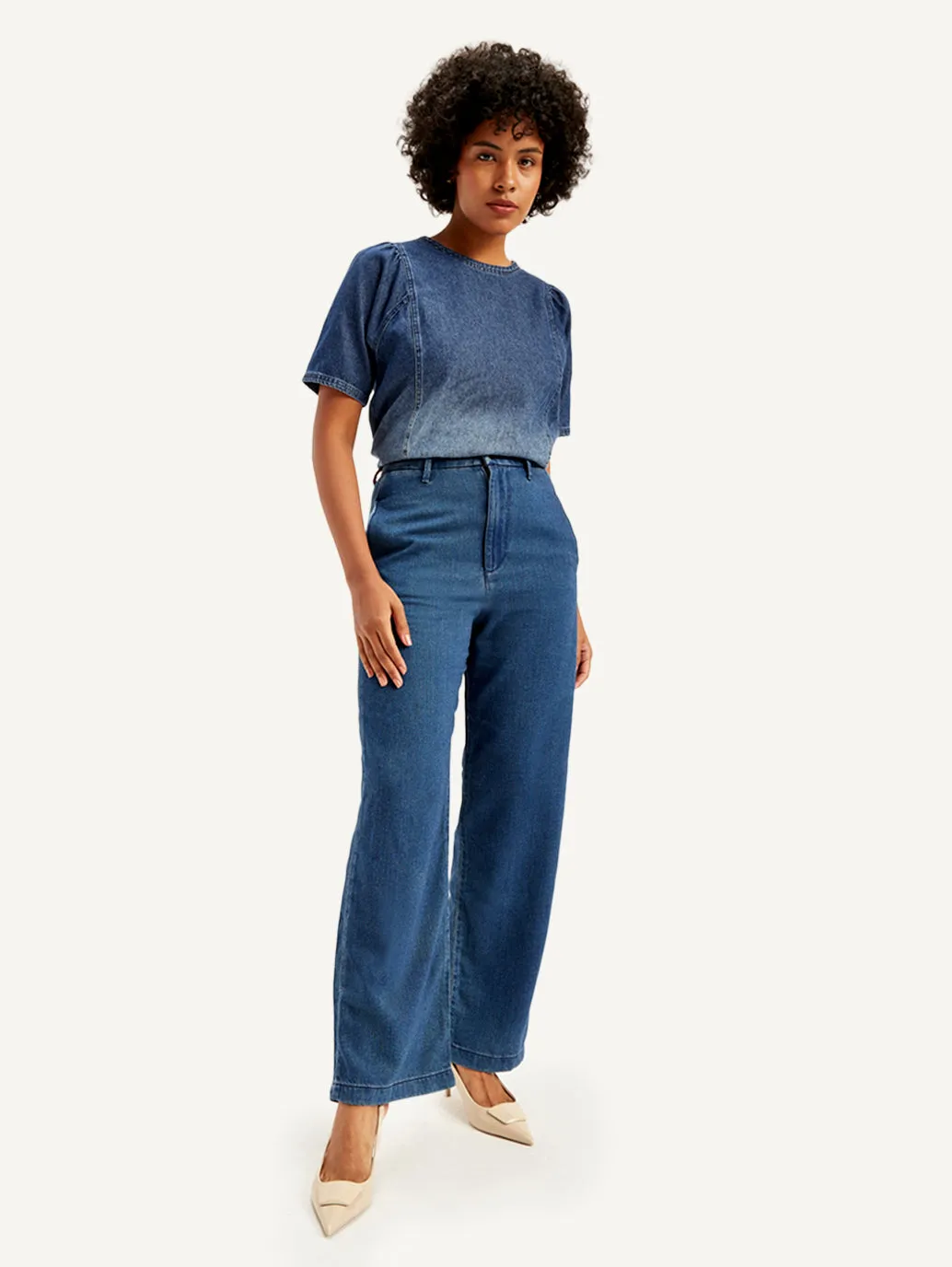 Matching Basic Traveler Gear Luxury Women's Redloop Blue Loose Fit High Rise Jeans