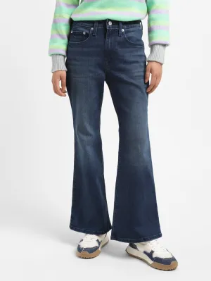 Go To Outfit Women's 726 Indigo Flared Fit High Rise Jeans